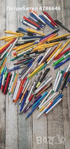 Лот рекламни химикалки 135 броя