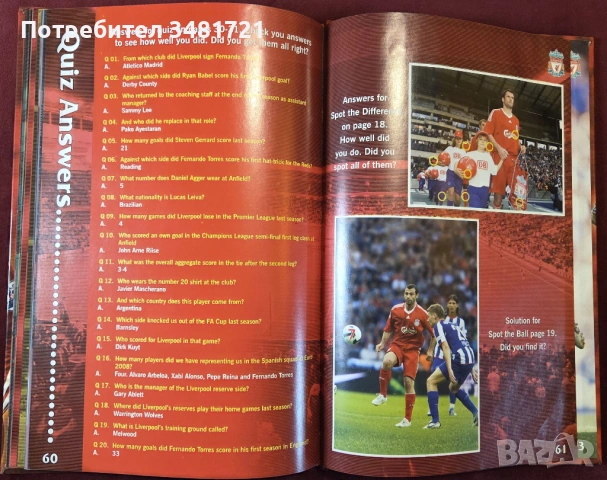 The Official Liverpool FC Annual 2009, снимка 12 - Енциклопедии, справочници - 53748920