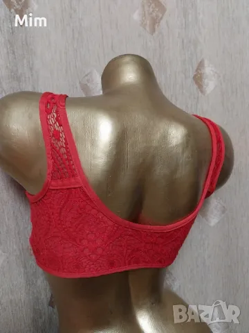 Vestiges M Червено дантелено бюстие , снимка 5 - Корсети, бюстиета, топове - 50294699