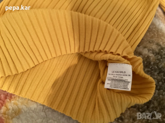 KENZOL Златна блуза М-L размер и две Италиански блузи, снимка 9 - Блузи с дълъг ръкав и пуловери - 53580341