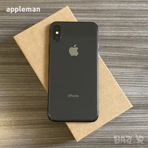 Apple iPhone X 64GB Black Айфон 10 черен Бг меню 100% батерия, снимка 2 - Apple iPhone - 49550059