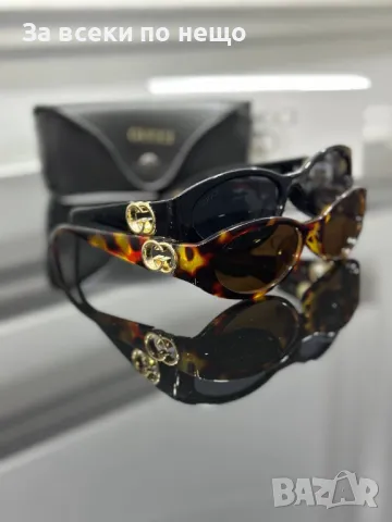 Gucci Слънчеви Очила С UV400 Защита С ПОДАРЪК🎁Калъф Гучи - Различни Цветове Код E78, снимка 6 - Слънчеви и диоптрични очила - 50229593