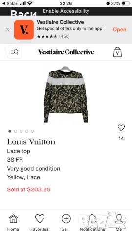 LOUIS VUITTON оригинална блуза, снимка 18 - Блузи с дълъг ръкав и пуловери - 45685772