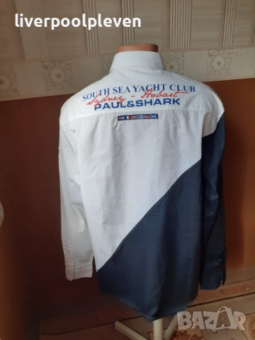 👉Нова Paul&Shark Original L ефектна, снимка 6 - Ризи - 52033848