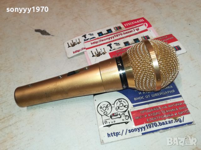 MASCOT UM-1205G GOLD MICROPHONE-GERMANY M1407241817, снимка 1 - Микрофони - 46577995