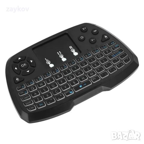 Безжична QWERTY клавиатура с тъчпад, снимка 3 - Клавиатури и мишки - 45288418