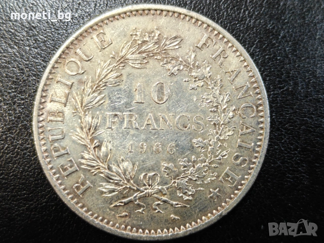 СРЕБРО Франция 10 франка 1966