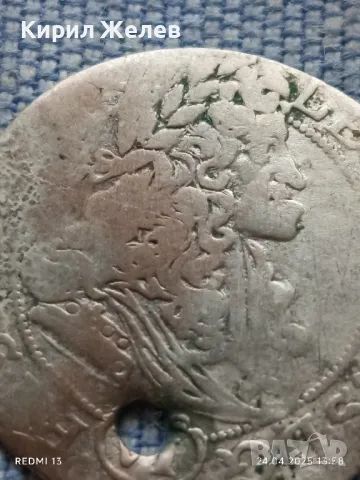 Сребърна монета Леополд шести рядка стара за КОЛЕКЦИОНЕРИ 50093, снимка 3 - Нумизматика и бонистика - 50020525