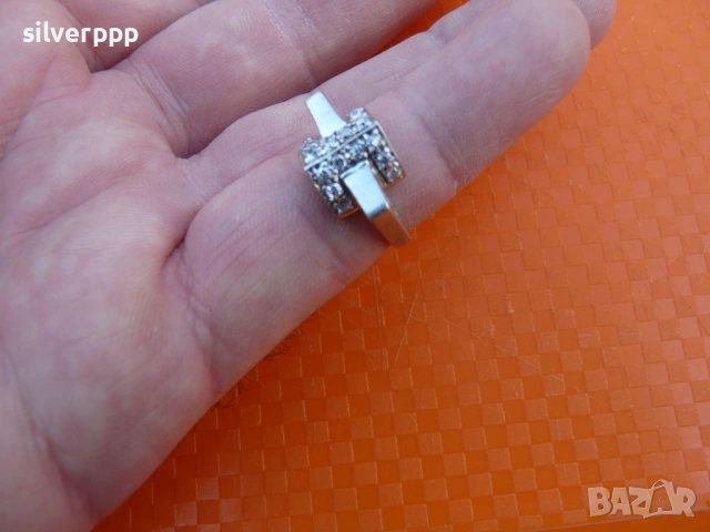  Сребърен пръстен -2 , снимка 2 - Пръстени - 53045289