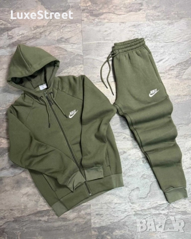 Мъжки Ватирани Екипи - лого Бродирано 🤍 Nike , снимка 2 - Спортни дрехи, екипи - 52427362