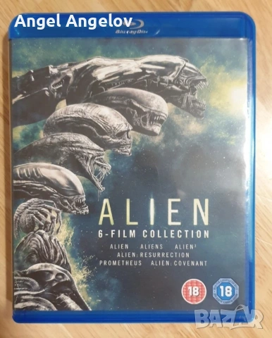 Alien: 6-film Collection - Blu-Ray - Sigourney Weaver (2017) без български субтитри цена 30€
