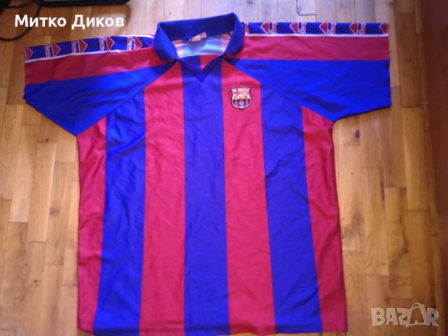 Барселона футболна тениска от 90-те маркова на Роджерс по лиценз на Каппа №21 Луис Енрике размер ХХЛ, снимка 1 - Футбол - 45735035