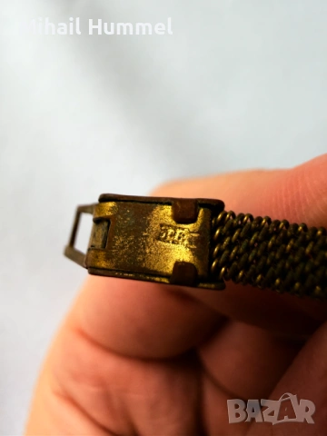 Дамски ръчен механичен часовник "Чайка". Позлатен - 14к., снимка 4 - Дамски - 53612531