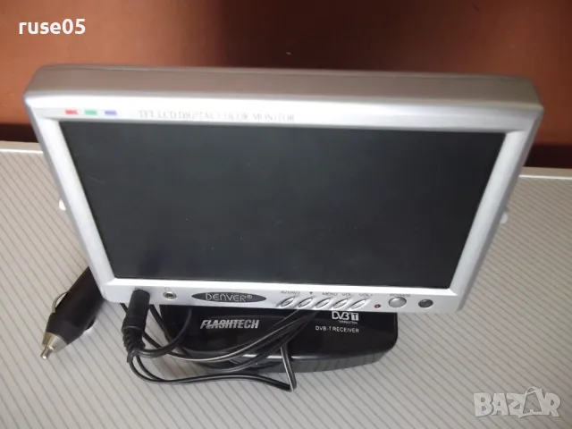 Телевизор *DENVER 7"* работещ, снимка 2 - Телевизори - 50352659