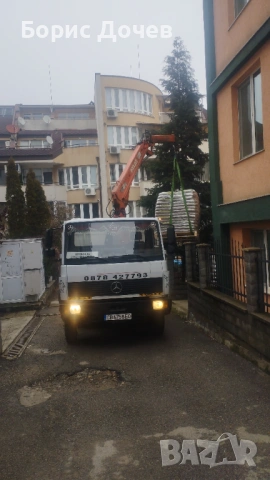 Транспорт със самосвал с кран за София и околностите , снимка 2 - Транспортни услуги - 53292133