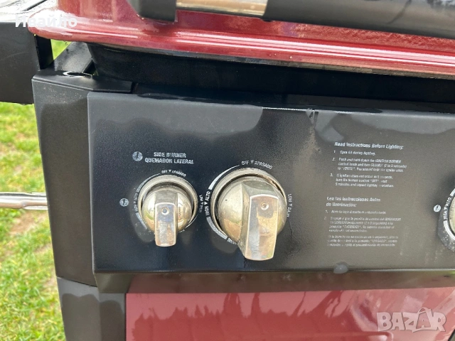 Газово барбекю с вграден котлон+ бутилка, снимка 8 - Барбекюта - 54041155