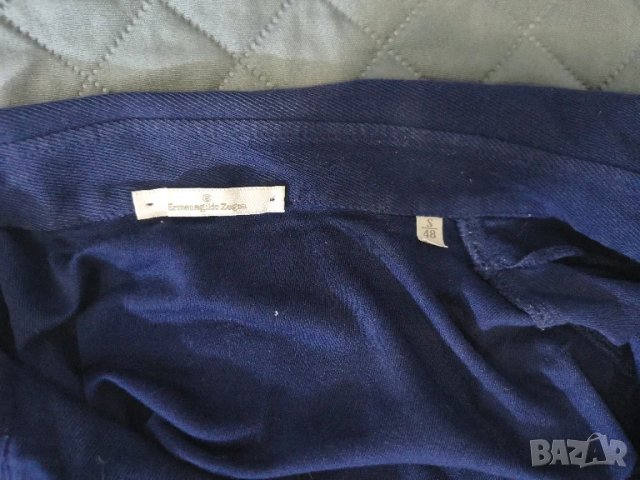 Ermenegildo Zegna тъмносиня блуза , снимка 3 - Блузи - 50986632