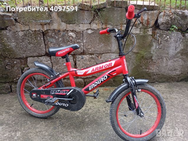Детски велосипед ENDURO ARMOR 16 цола, снимка 1 - Велосипеди - 45828588