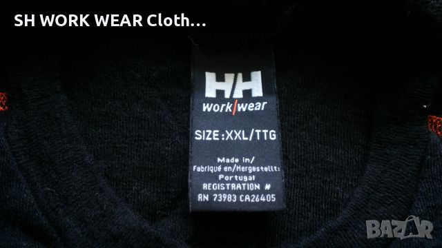 HELLY HANSEN T-Shirt FAKSE 48,5% Merino Wool размер XL работна тениска 48,5% Мерино Вълна W4-181, снимка 9 - Тениски - 46175772