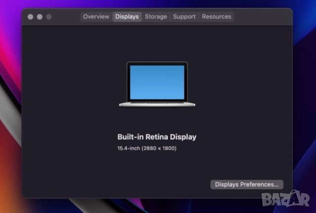 Apple MacBook Pro 15" Retina (Mid 2015) A1398, 2.5GHz i7, 16GB RAM/512GB SSD Нова Батерия 23 цикъла, снимка 5 - Лаптопи за работа - 52737217