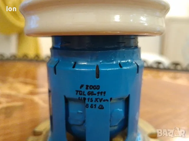 2000pF/15kV~ кондензатори за ТВЧ (Токове с Висока Честота) с водно охлаждане , снимка 2 - Ремонт на друга електроника - 50436371