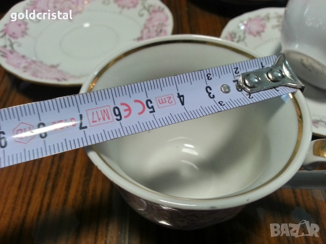 Стар български порцелан Изида чаши за кафе , снимка 5 - Антикварни и старинни предмети - 16145837