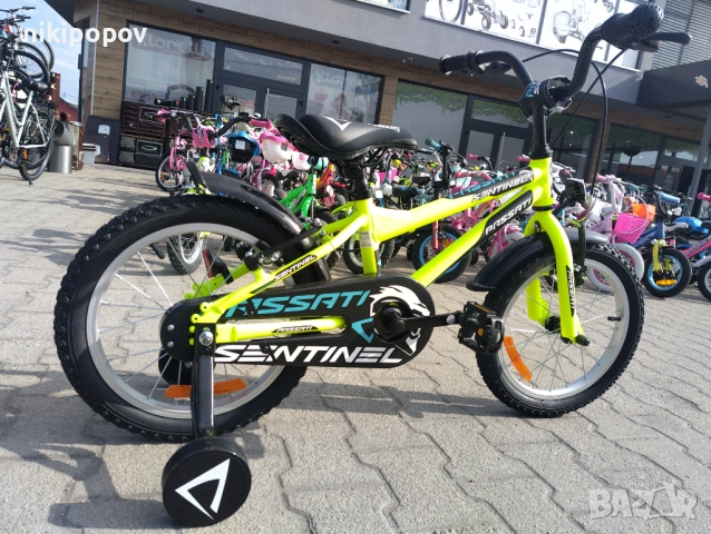 PASSATI Алуминиев велосипед 16" SENTINEL жълт, снимка 5 - Велосипеди - 53759348