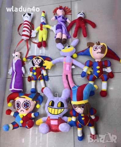 Нова II-a  серия Digital Circus плюшени герои-13лв, снимка 5 - Плюшени играчки - 45808790