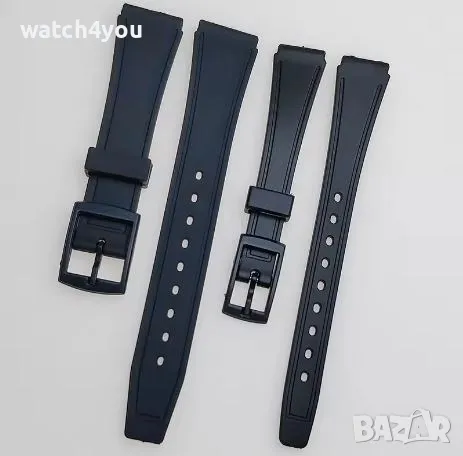 СИЛИКОНОВА КАИШКА ЗА ЧАСОВНИК Q&Q CASIO.СИЛИКОНОВИ КАИШКИ КАСИО F-91W F91W F84 F105 108 A158 168 QQ, снимка 3 - Каишки за часовници - 18409149