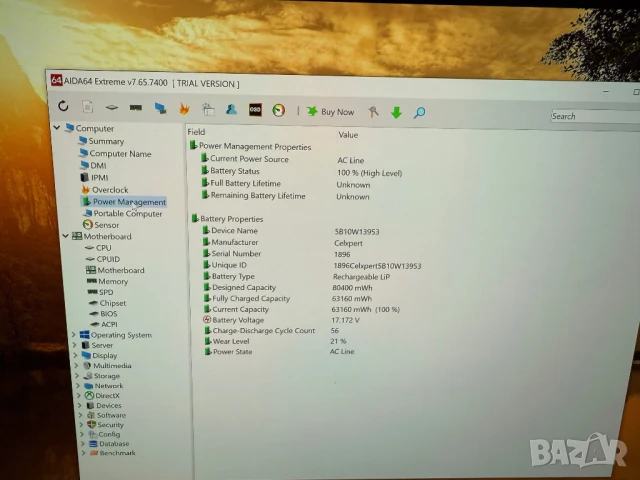 Лаптоп LENOVO P1 Gen2 i9-9880H, 64GB RAM, 512GB NVME SSD, OLED 4K, Intel WiFi6/BT5, NVIDIA T2000, снимка 7 - Лаптопи за работа - 50475084