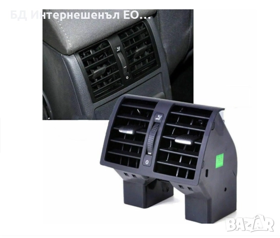 1T0819203B  Централен заден въздуховод, VW Touran 1T, Caddy MK3, Черен, снимка 5 - Части - 52189756