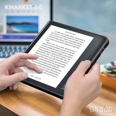 Kobo Libra Colour / Libra 2 Кожен Калъф и Протектор, снимка 12 - Калъфи, кейсове - 48257871