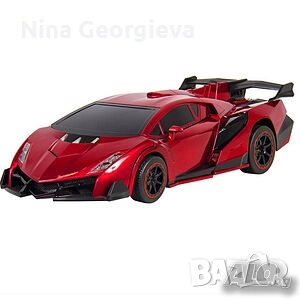 Играчка 2 в 1 робот трансформърс и кола с дистанционно управление, снимка 4 - Коли, камиони, мотори, писти - 52393011