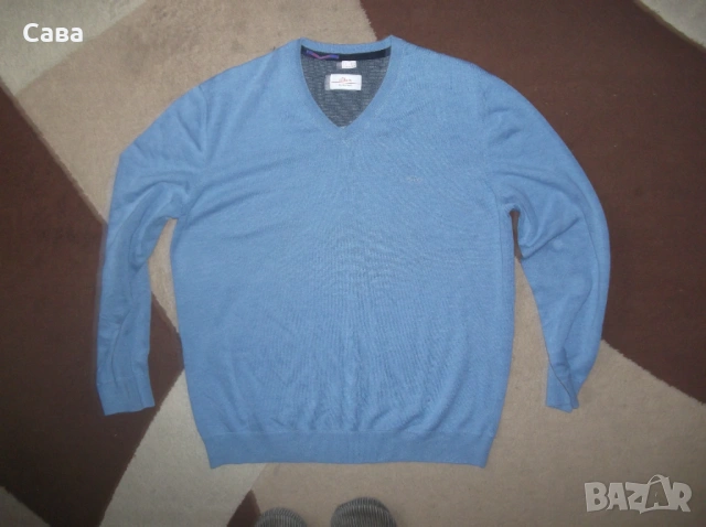 Ватирано горнище и пуловер S.OLIVER  мъжки,2-3ХЛ, снимка 8 - Спортни дрехи, екипи - 53276345