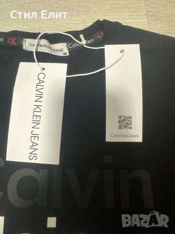 Мъжка тениска Calvin Klein, снимка 3 - Тениски - 46009583