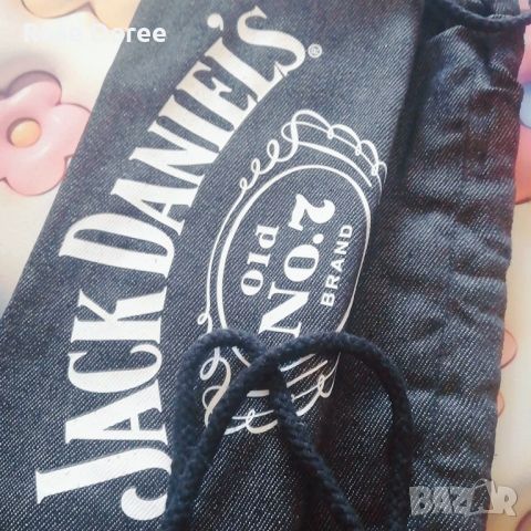 Алкохолизирана :) раничка Jack Daniel's от черен Дънков плат раница, снимка 2 - Раници - 45284153