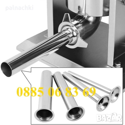 Пълначка за месо 5 литра + клещи за връзване на колбаси, ПОДАРЪК 600 скоби, снимка 4 - Друго търговско оборудване - 52230985