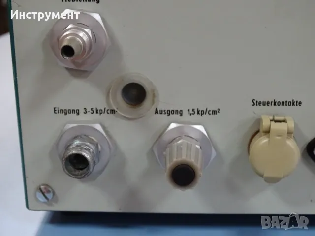 Уред за активен контрол VEB Massi AEROPAN B-IV dual air gauge 3-5kp/cm2, снимка 8 - Резервни части за машини - 47190646