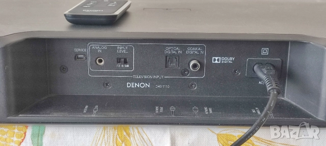 Перфектен саундбар Denon DHT-T110. С Дистанционно управление и книжка., снимка 6 - Тонколони - 52883170
