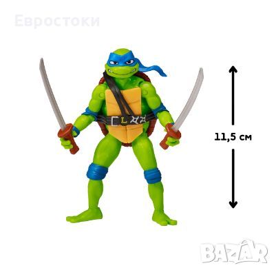 Оригинална eкшън фигурка Костенурките Нинджа TMNT Mutant Mayhem, снимка 5 - Фигурки - 46528566