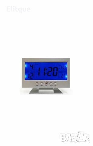 Електронен цифров часовник с акустичен алармен сензор,LED дисплей DS-8082, снимка 4 - Други стоки за дома - 52870873