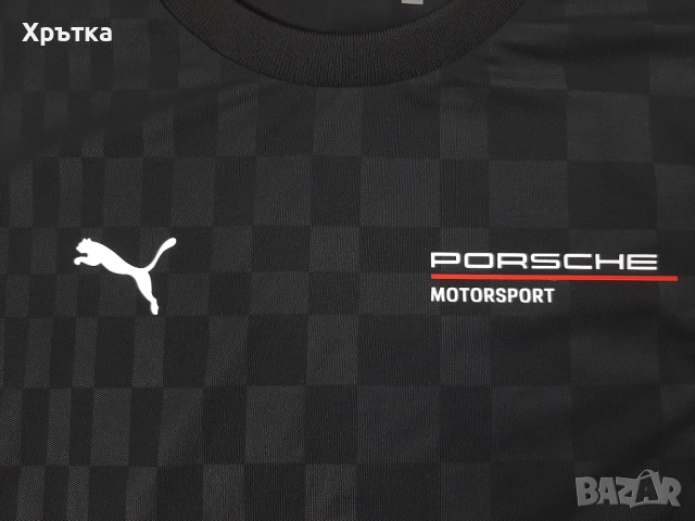 Puma x Porsche Motorsport - Оригинална мъжка тениска размер S, снимка 12 - Тениски - 52727061