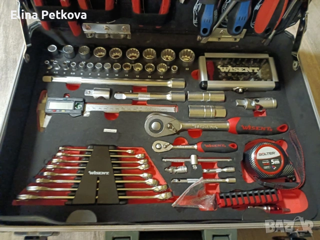 куфар с инструменти Wisent, снимка 8 - Куфари с инструменти - 53043560