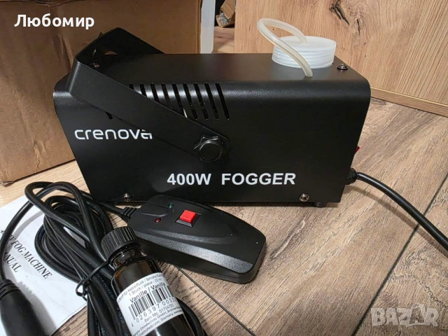 МаМашина за Мъгла Crenova FM-03, 400W, Дистанционно, Черна
