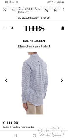 POLO Ralph Lauren Slim Fit Pique Cotton Mens Size L НОВО! ОРИГИНАЛ! Мъжка Риза!, снимка 3 - Ризи - 45305487