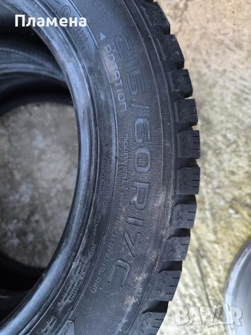 Зимни гуми Nokian 215/60/17c , снимка 4 - Гуми и джанти - 52855294