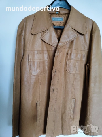 Мъжко кожено сако / естествена кожа, снимка 3 - Якета - 53926661