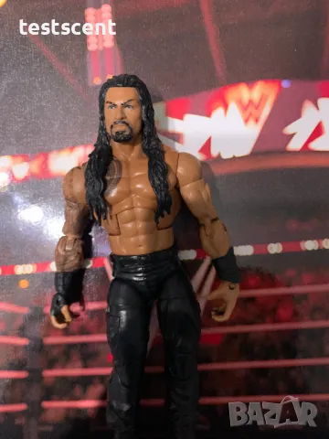 Екшън фигура WWE Roman Reigns Роман Рейнс ELITE SERIES Bloodline mattel figure елит, снимка 3 - Колекции - 48509181