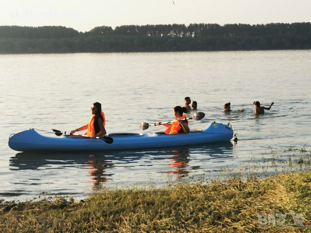 Триместен туристически Каяк с управление, снимка 2 - Водни спортове - 45169158