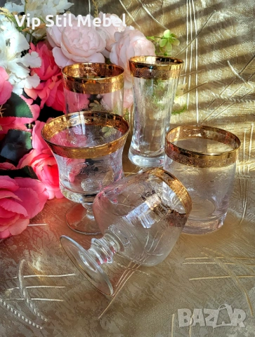 Италиански чаши Мурано 